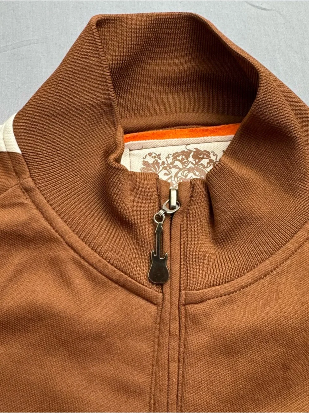 Hard Rock Café Las Vegas Brown Track Jacket XL Original Rock & Pop Music